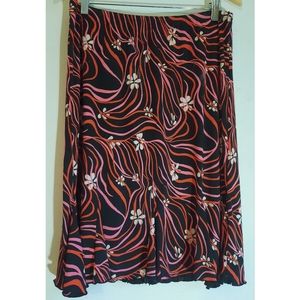 🔥 Clothing Co. Notations Pencil Skirt Floral Sz L